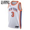 Camiseta Niños NBA New York Knicks Josh Hart 2024-25 Nike City Edition Blanco Swingman